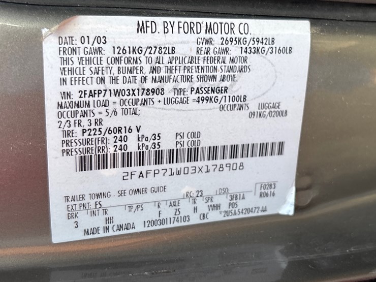 #5009-•-2003-ford-crown-victoria-|-for-parts/repairs-image-13