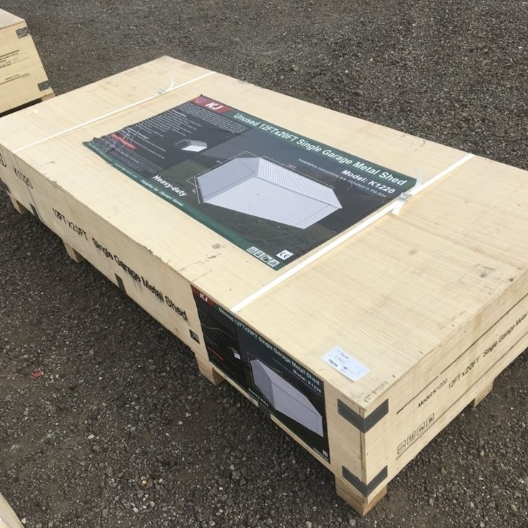 Unused 12ft x 20ft x 9ft Single Garage Metal