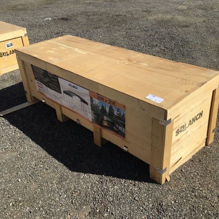 Unused 2025 SD Lanch 20ft x 20ft Steel Carport.