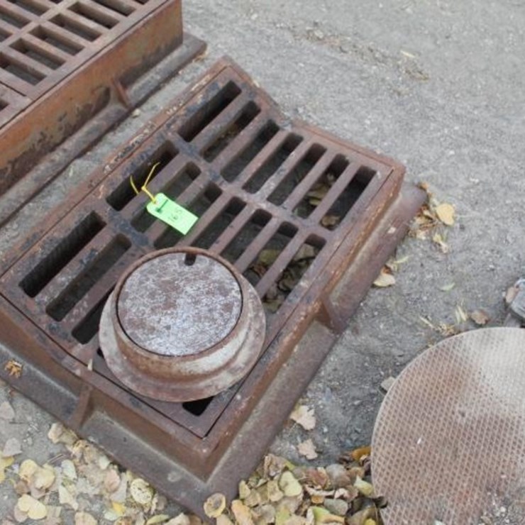 44x30 Cast Iron Grate, Top is 38x24