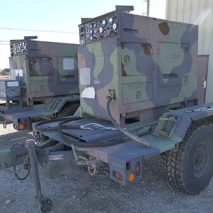 DRS Fermont 15kw Gen Set, SN:FZ63771 Model: MEP804B, Yanmar Diesel, 50/60Hz