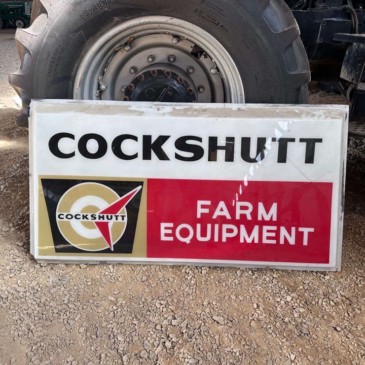 Cockshutt Farm Equipment Bubble Sign Panel