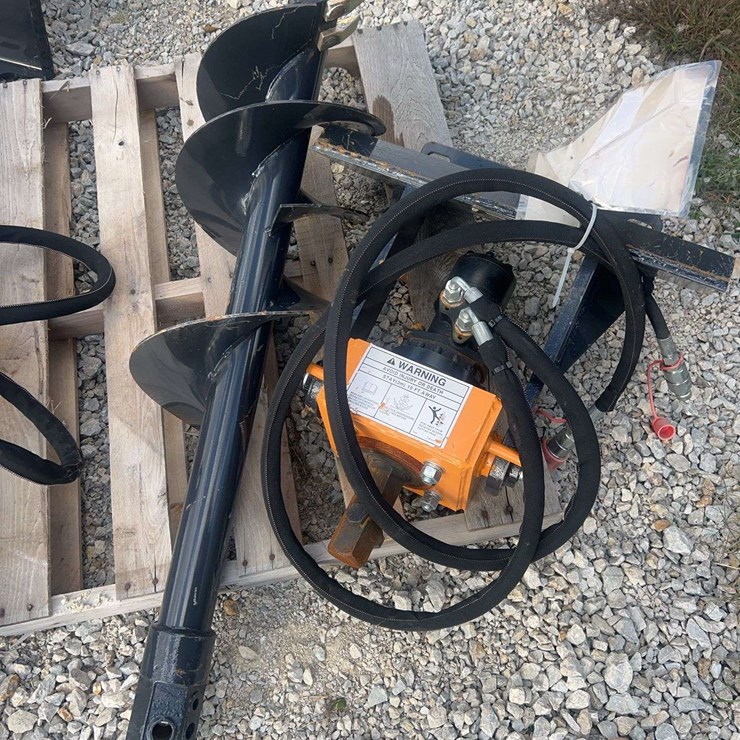 Skid Steer Auger Drive and Bit Set