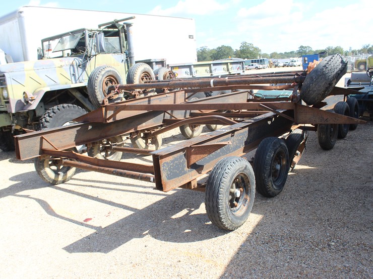 #1816-•-mobile-home-frame-with-axles-|-parts-or-repair-image-3