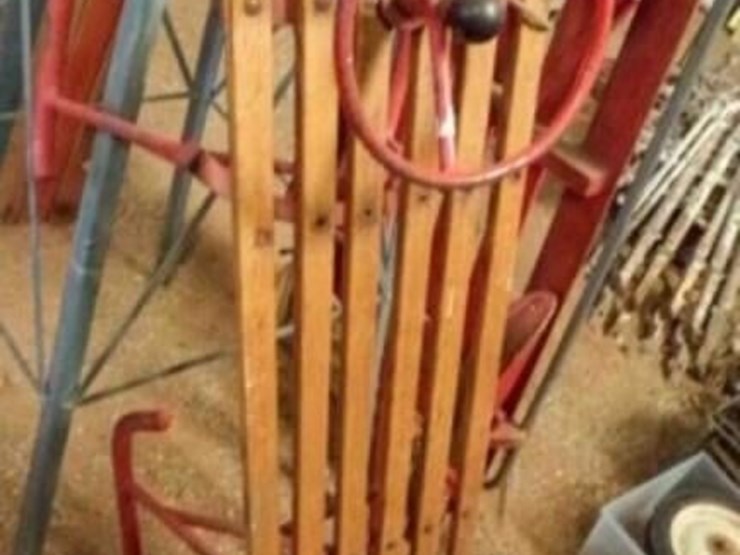 vintage-sled---52"-long,-steerable-image-1
