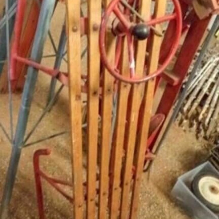 Vintage Sled - 52" Long, Steerable