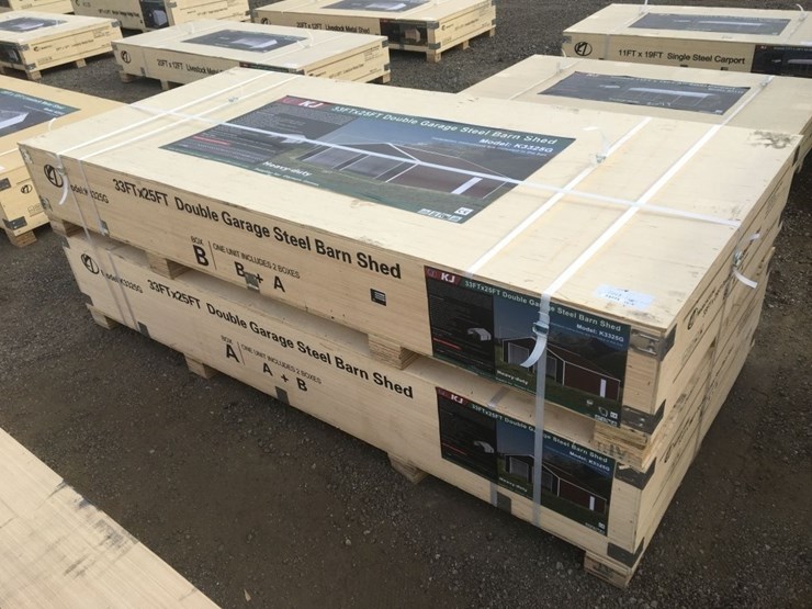 unused-33ft-x-25ft-x-14ft-double-garage-steel-image-1