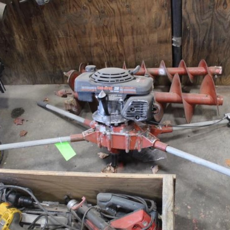 General 330 Hole Digger w/ 12 & 6 In Bits