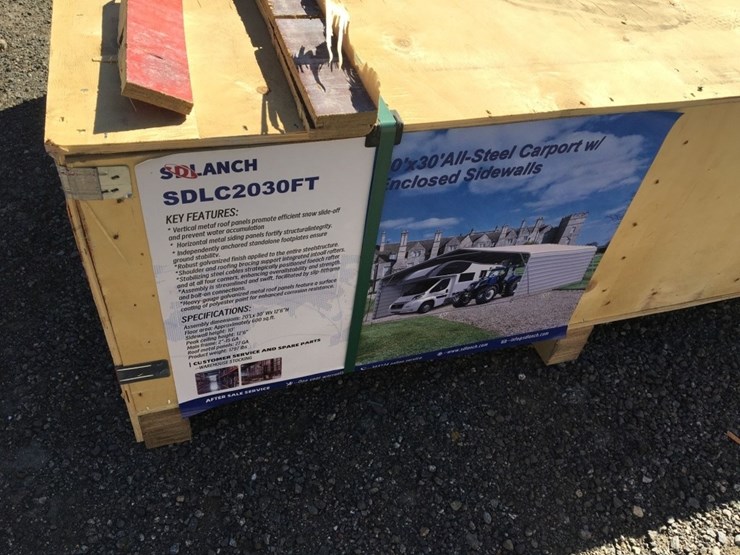 unused-2025-sd-lanch-20ft-x-30ft-steel-carport,-image-3