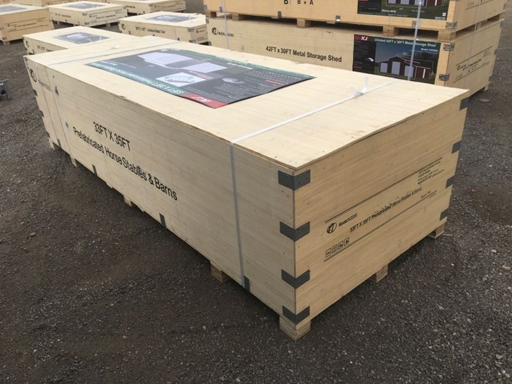 unused-33ft-x-35ft-x-13ft-prefabricated-horse-image-2