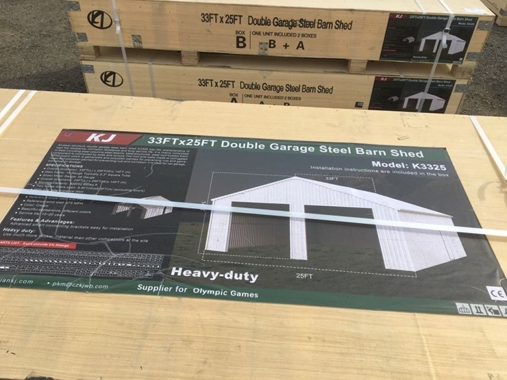 unused-33ft-x-25ft-x-14ft-double-garage-steel-image-3
