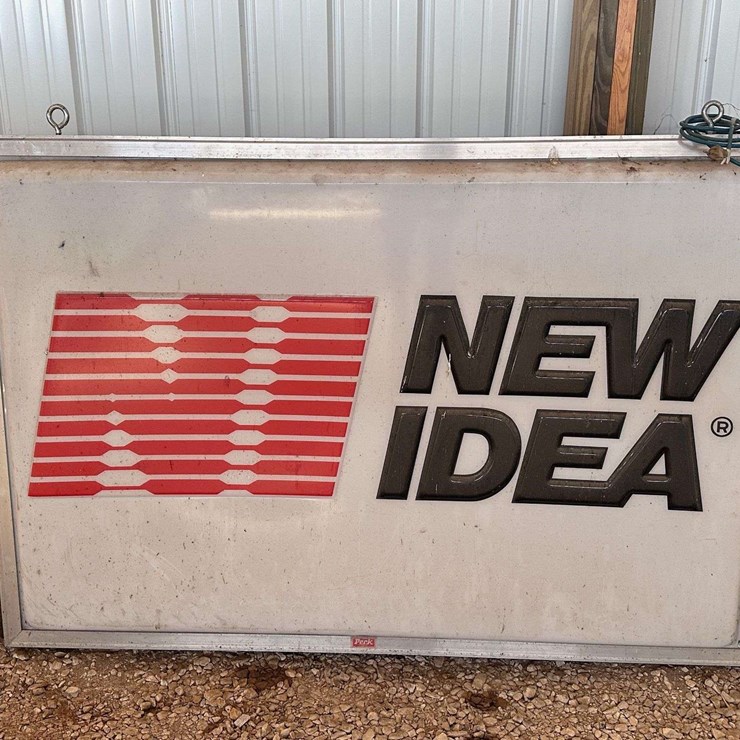 New Idea Lighted Double Sided Bubble Sign