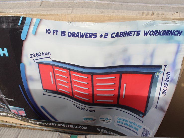 #3452-•-cherry-industrial-7ft-work-bench-image-1