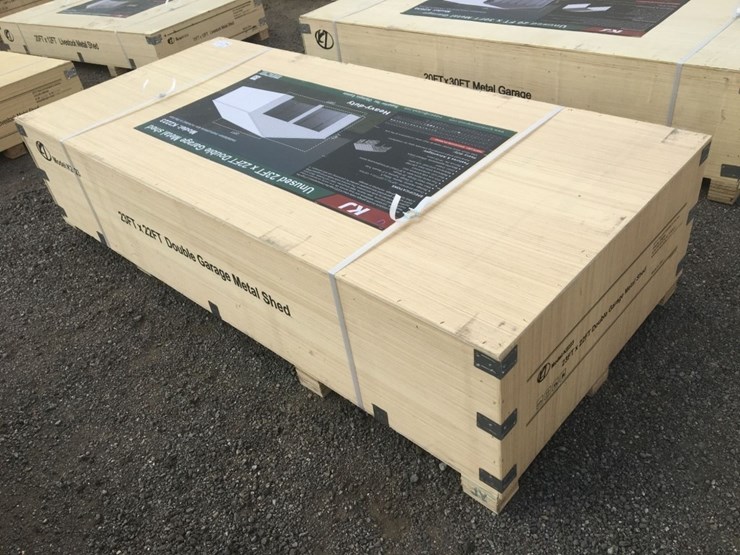 unused-22ft-x-23ft-x-13ft-double-garage-metal-image-2