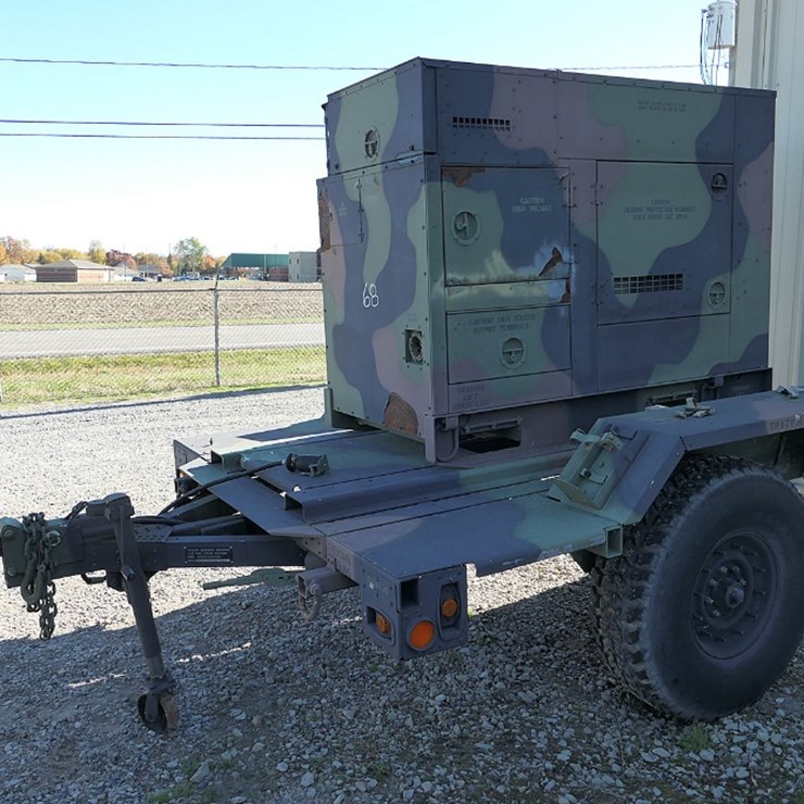 DRS Fermont 15kw Gen Set, SN:64009, , Model: MEP804B, Yanmar Diesel, 50/60H