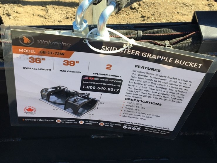 unused-wolverine-gb-11-72w-72in-grapple-bucket,-image-3