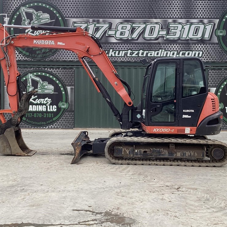 2018 KUBOTA KX080-4