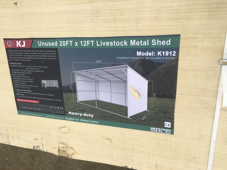 unused-20ft-x-12ft-livestock-metal-shed.-image-3