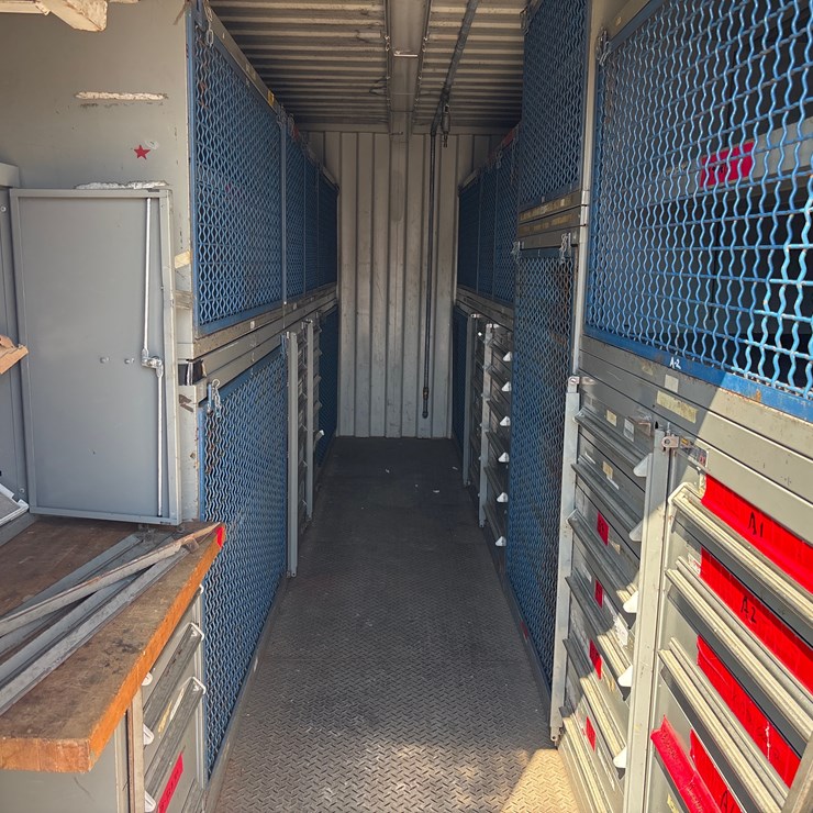 #1214 • 20FT TOOL CONEX CONTAINER WITH AC