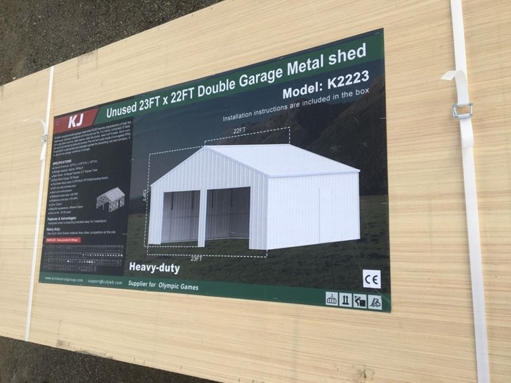 unused-22ft-x-23ft-x-13ft-double-garage-metal-image-3