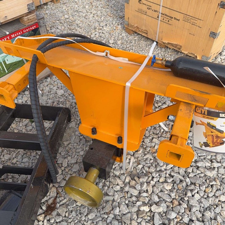 Skid Steer Pile Hammer Attachment
