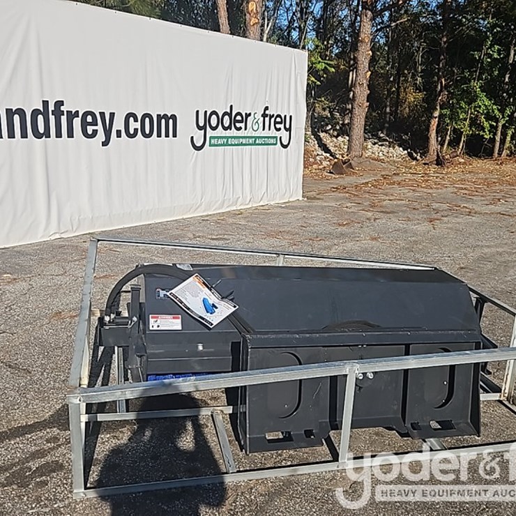 Unused 72"Angle Broom (ASSB-72W) to suit Skidsteer