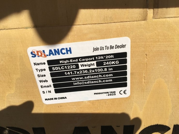 unused-2025-sd-lanch-12ft-x-20ft-steel-carport.-image-4