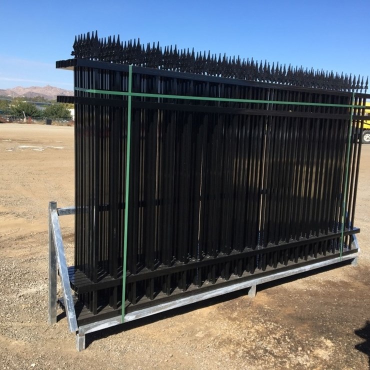 Unused 2025 IRanch IR1F 111in x 65in Iron Fence.