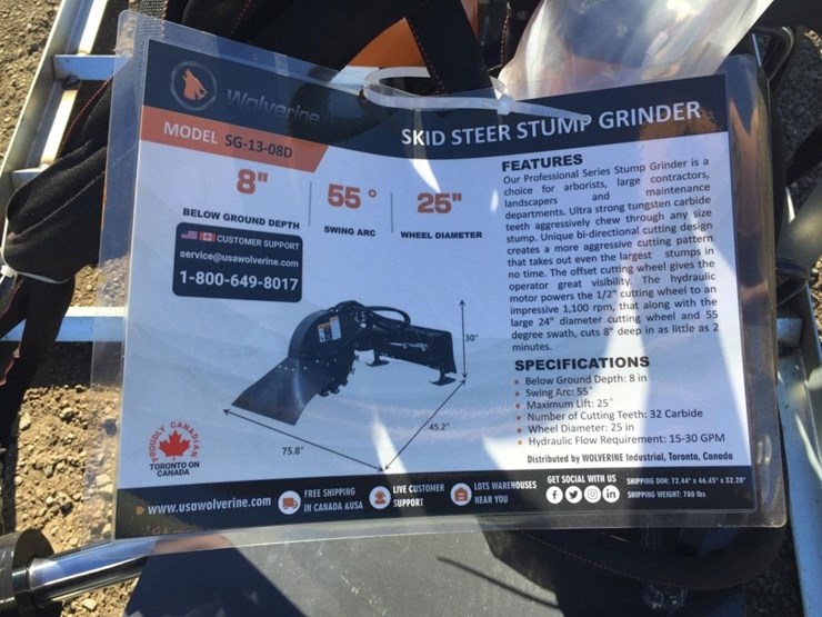 unused-wolverine-sg-13-08d-stump-grinder-image-3