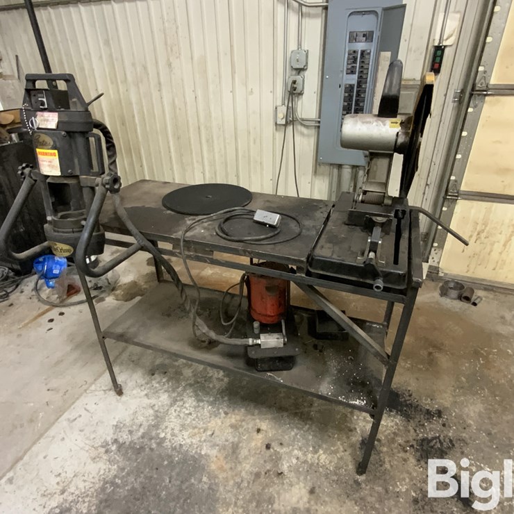 Gates MobileCrimp 4-20 Hydraulic Hose Crimper & Dewalt Chop Saw