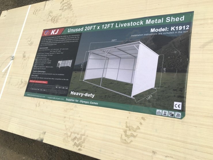 unused-20ft-x-12ft-livestock-metal-shed.-image-3
