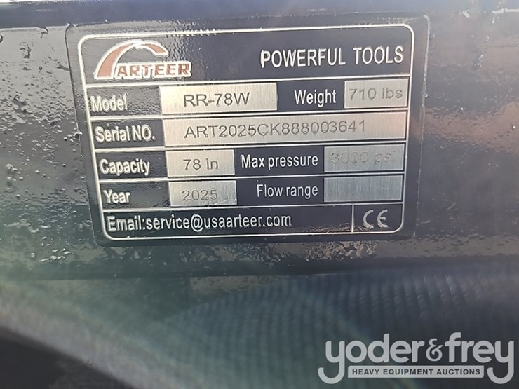 unused-78"-root-rake-(rr-78w)-to-suit-skidsteer-image-13