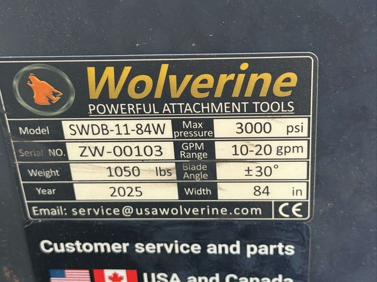 2025-wolverine-swdb-11-84w-6-way-skid-steer-dozer-blade-image-8