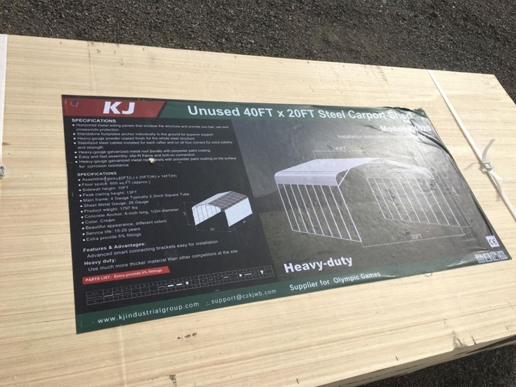 unused-40ft-x-20ft-x-14ft-steel-carport.-image-3
