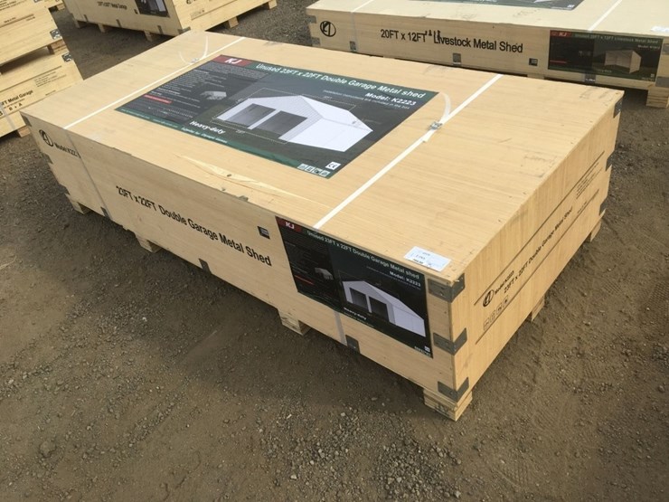 unused-22ft-x-23ft-x-13ft-double-garage-metal-image-1