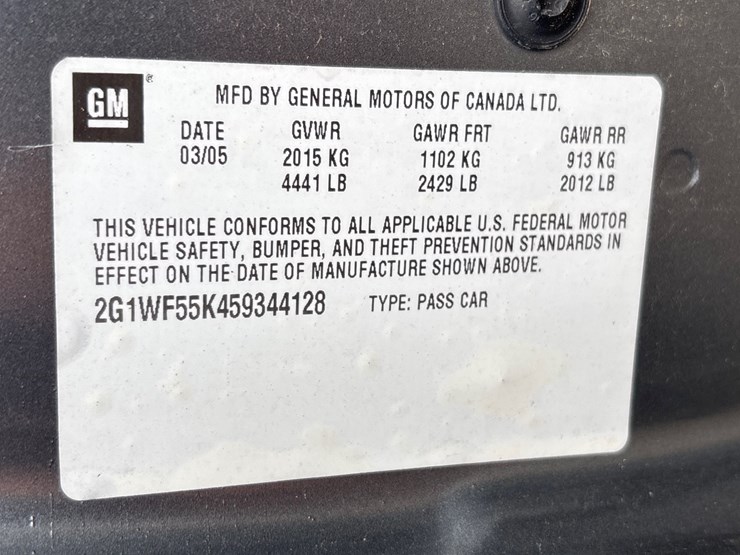 #5012-•-2005-chevrolet-impala-|-for-parts/repairs-image-13