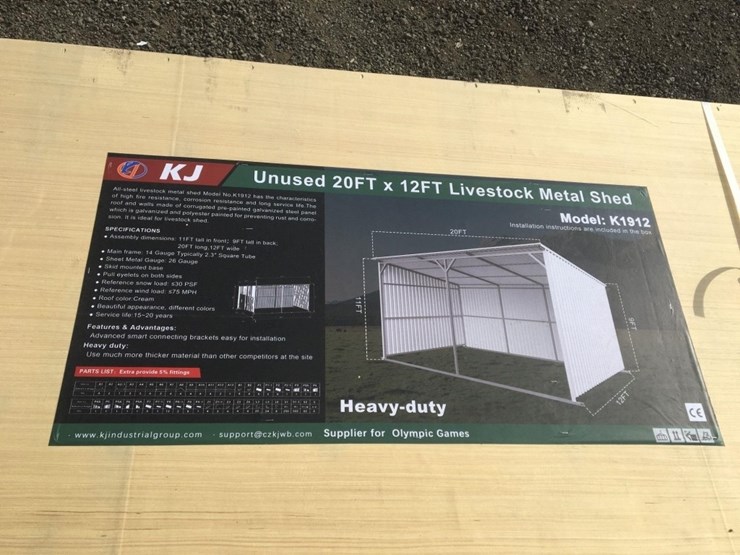 unused-20ft-x-12ft-livestock-metal-shed.-image-3