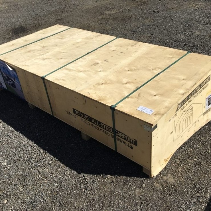 Unused 2025 SD Lanch 20ft x 30ft Steel Carport,