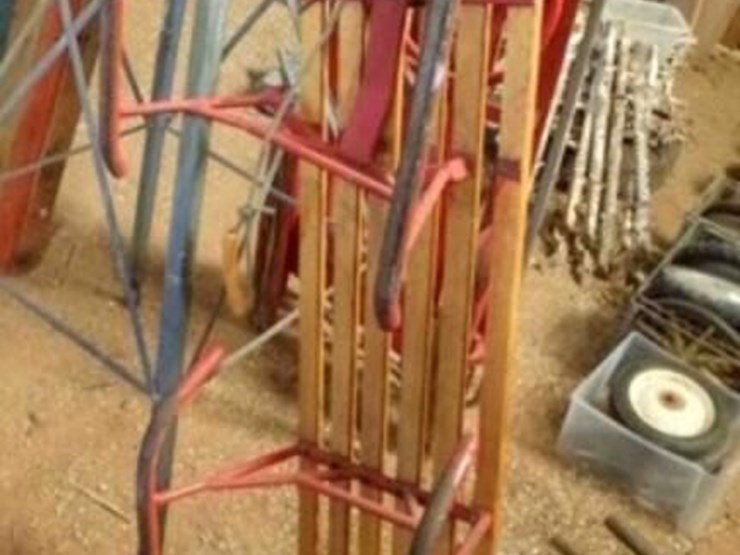vintage-sled---52"-long,-steerable-image-2