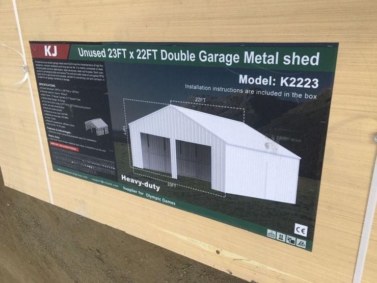 unused-22ft-x-23ft-x-13ft-double-garage-metal-image-3