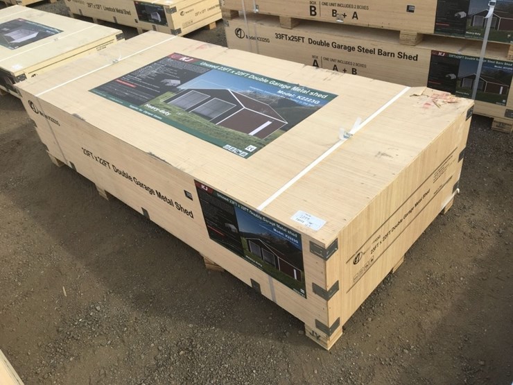 unused-22ft-x-23ft-x-13ft-double-garage-metal-image-1