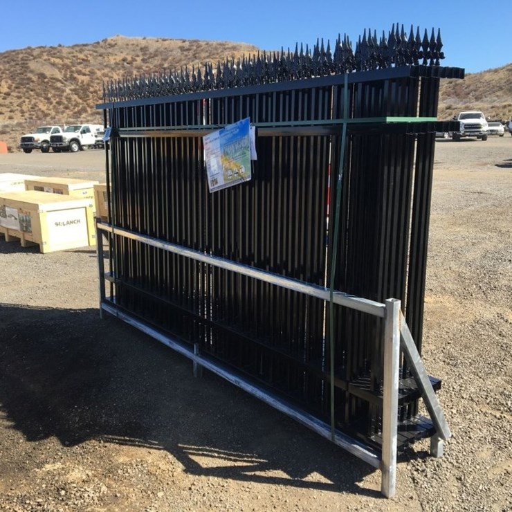 Unused 2025 IRanch IR1F 111in x 65in Iron Fence.
