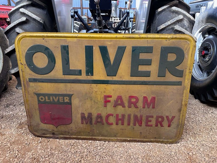 oliver-farm-machinery-reflective-embossed-single-sided-sign-image-1
