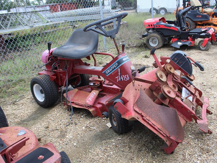 #24358-•-snapper-ride-on-mower-with-2-decks-and-parts-|-parts-or-repair-image-1