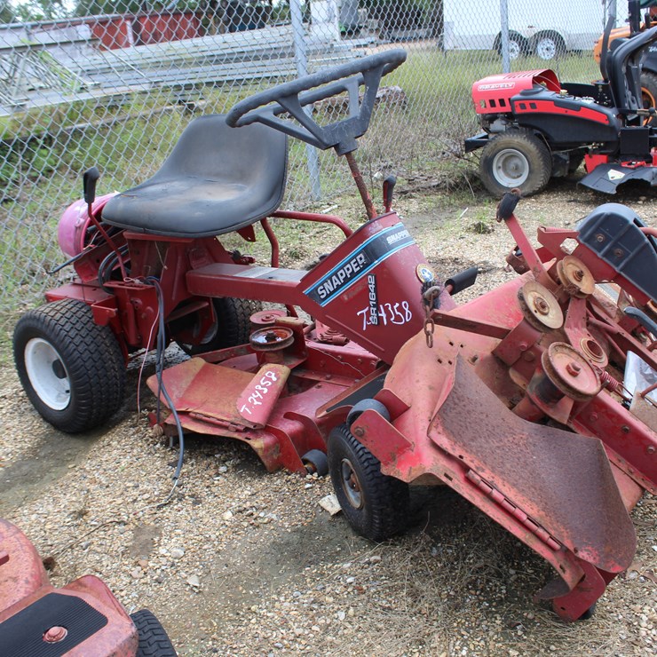 #24358 • SNAPPER RIDE ON MOWER WITH 2 DECKS AND PARTS | PARTS OR REPAIR