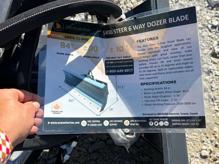 2025-wolverine-swdb-11-84w-6-way-skid-steer-dozer-blade-image-5