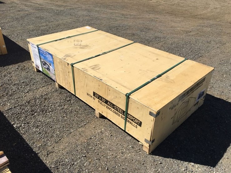 unused-2025-sd-lanch-20ft-x-30ft-steel-carport,-image-2