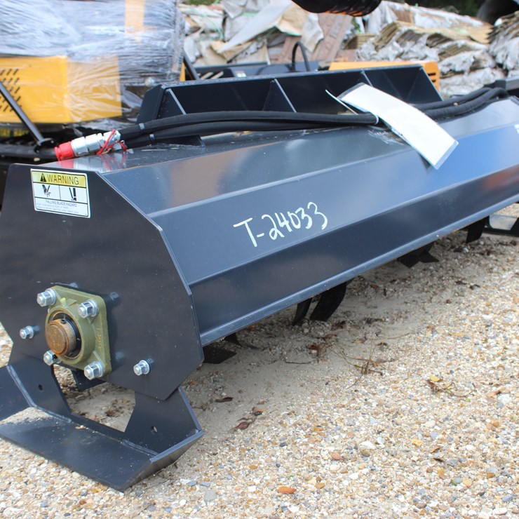 #5108 • 2025 WOLVERINE SKID STEER HYD ROTARY TILLER ATTACHMENT