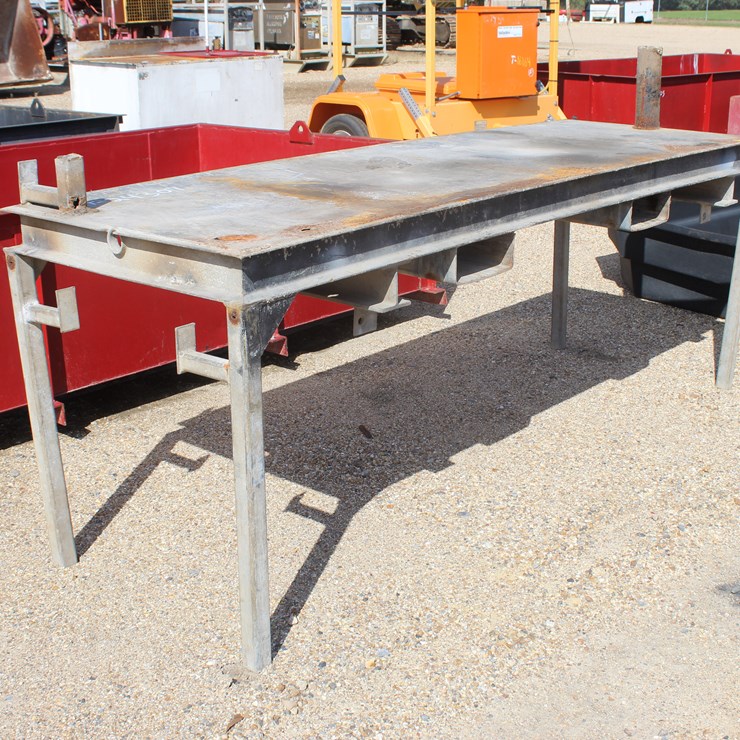 #3481 • 3FT X 6FT STEEL WORK TABLE