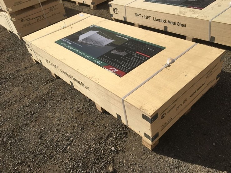 unused-25ft-x-12ft-livestock-metal-shed.-image-2